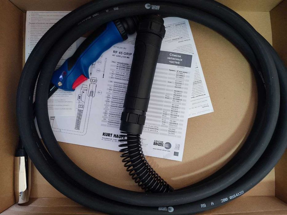 Горелка RF 45 GRIP-S 5м Abicor Binzel Германия (полуавтомат)