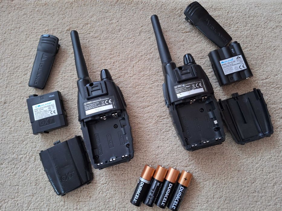 Drumetie sport Set 2 bucati statie radio emisie-receptie Midland G7Pro