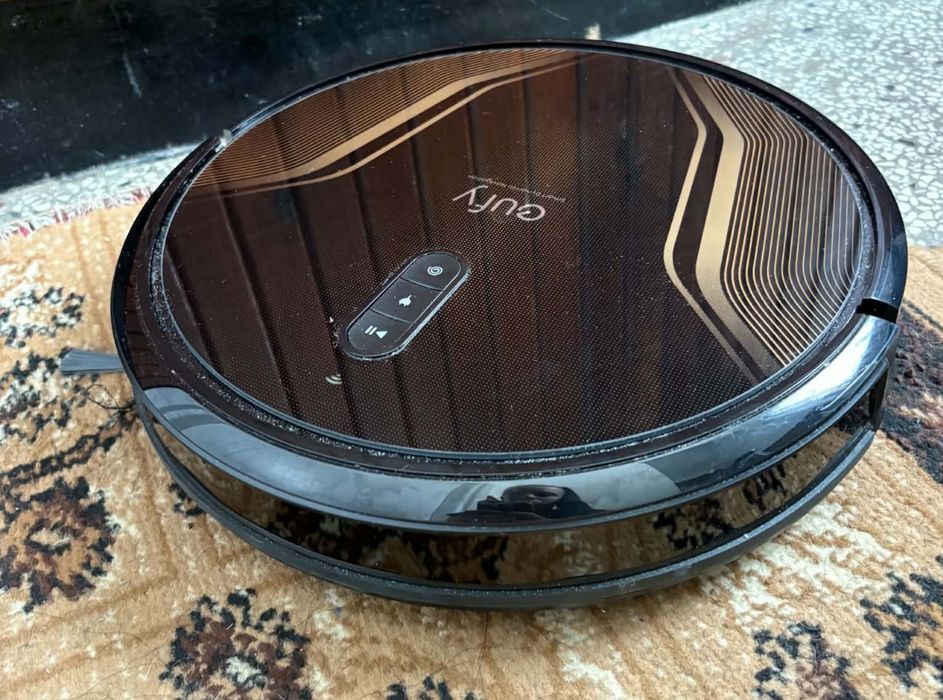 Роботизирана прахосмукачка Eufy G40 Hybrid+, черна, всмукателна мощност 2500 Pa, функция за почистване на под