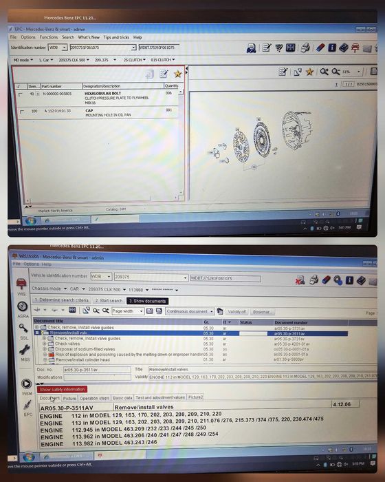 Pachet laptop diagnoza Mercedes XENTRY + interfata passthru