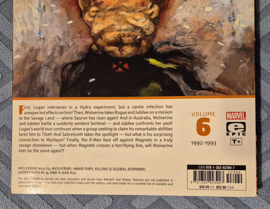 Marvel Epic Collection Wolverine: Inner Fury (Vol. 6) - OOP