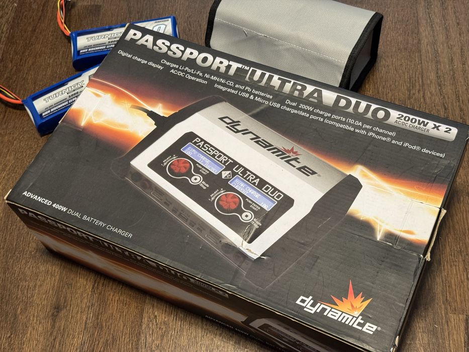 Charger Dynamite Passport Ultra Duo 200W x2 pt drone masini rc etc