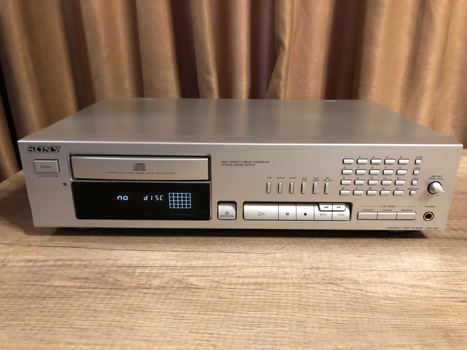 Sony CDP-461, cd player hight density linear converter optical digital