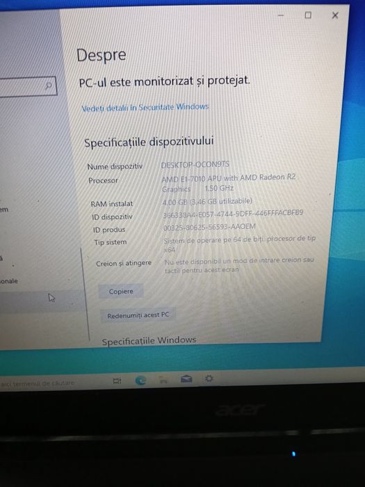 Lap top acer RAM 12 gb