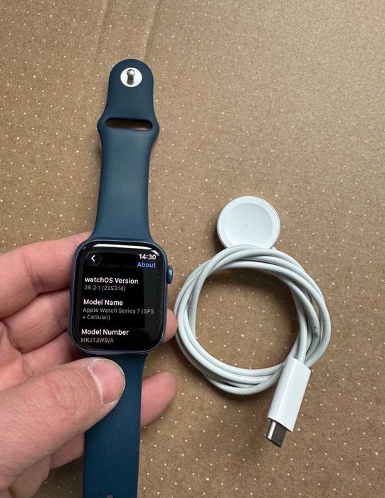 Apple Watch 7 Blue de 45mm GPS+ Cellular(e-Sim)
