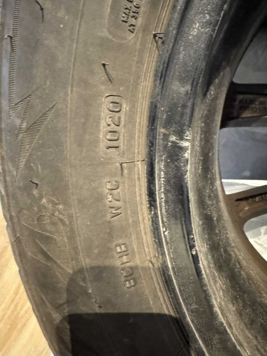 Jante aliaj R16 5x114.3 originale Mazda 3, Mazda CX-30, Mazda 6, Mazda CX-3 (4 jante + anvelope iarna Bridgestone))