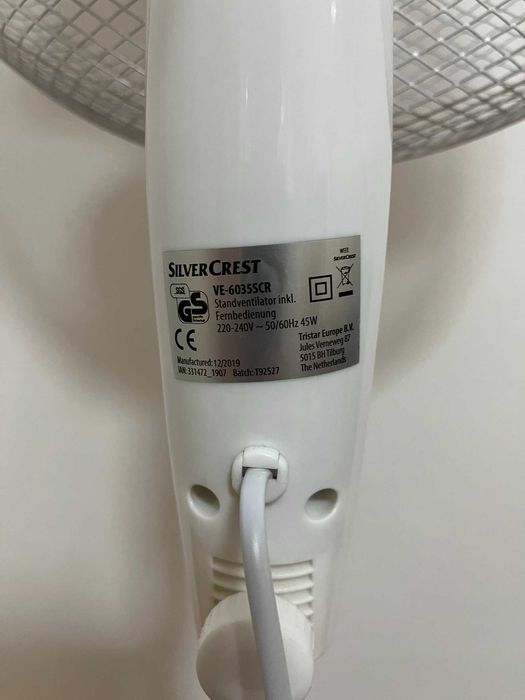 Вентилатор Silvercrest VE-6035SCR 45W
