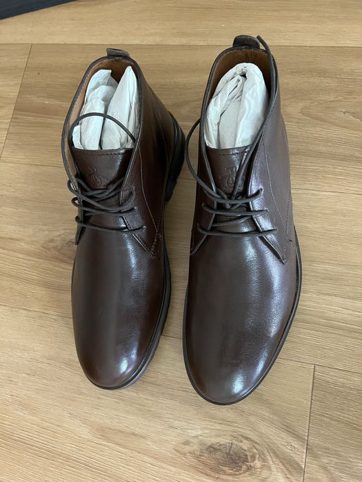 Мужские кожаные ботинки