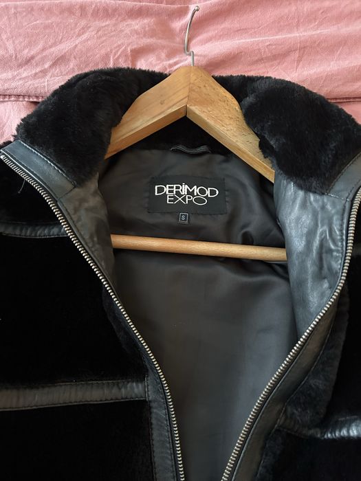 Палто с естествен косъм