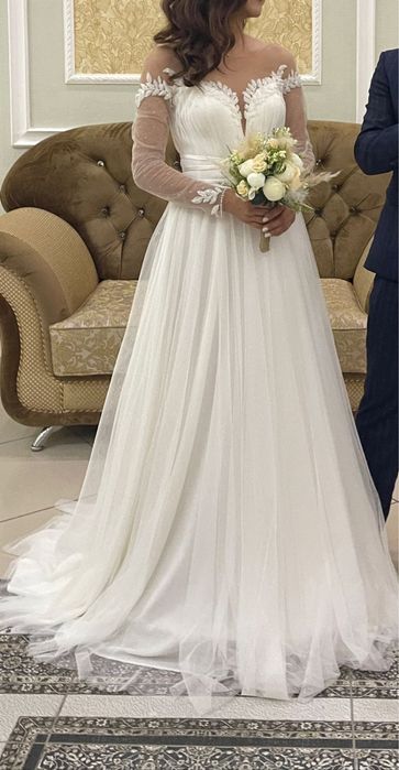 Продам свадебное платье размер 42-46