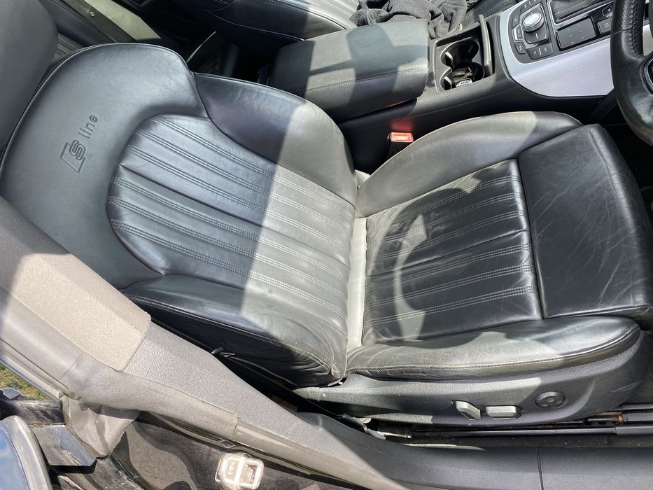 Interior S line cu incalzire plafon negru Audi A7  A6 C7 4G