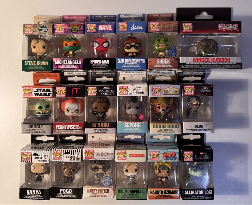 Funko Pop фигурки, Bitty POP! и ключодържатели Funko Pocket POP!