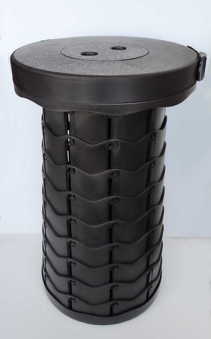 Бързо сгъваем стол - черен