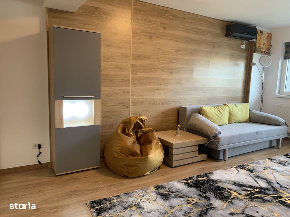 Garsoniera spatioasa de inchiriat, mobilata+utilata, metrou Berceni