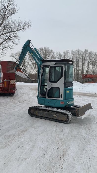 Мини экскаватор ковш + гидромолот + ямобур