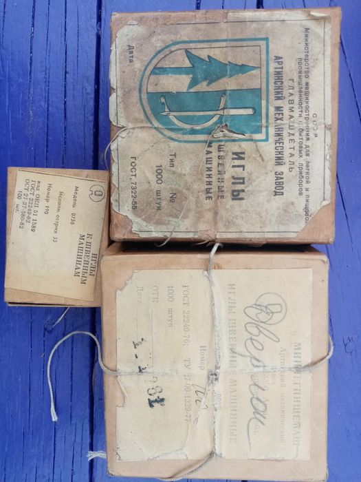 Иглы для швейных машин и оверлога