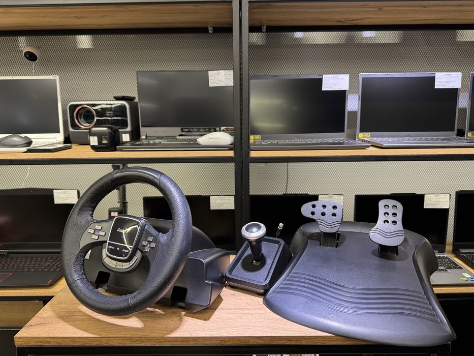 Руль Genius TwinWheel для ПК/PS3, хорошее состояние, 1388/А10