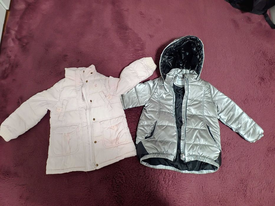 Geaca fetiță 98 104 4 - 5 ani (2 bucăți)