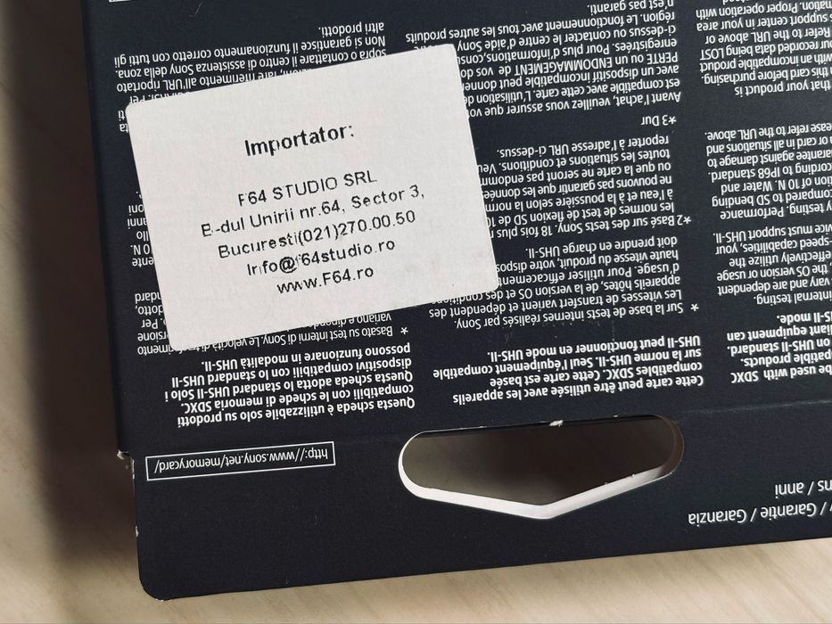 Card SDXC Sony Tough 128GB 300MB/s