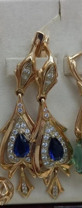 Золотые серьги "Принцесса " 500000тг