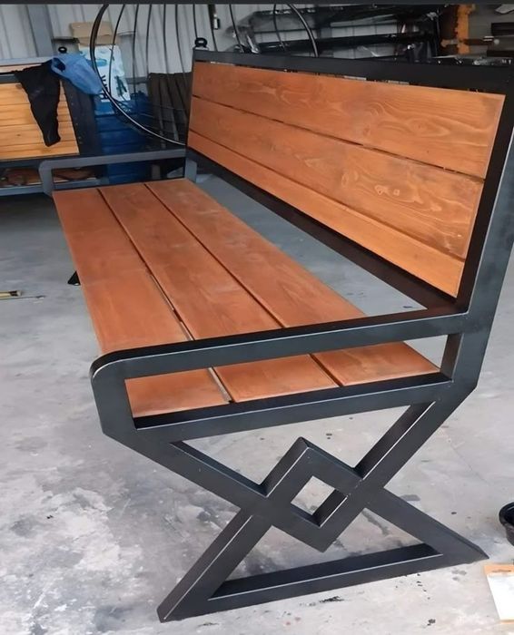 Скамейка металлические т