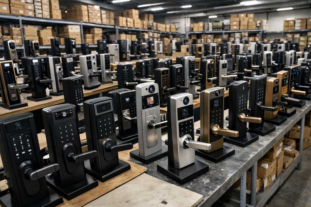 Электронный замок -умный с распознаванием лица премиум от "SSG"