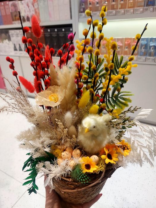 Пасхальная композиция ручной работы