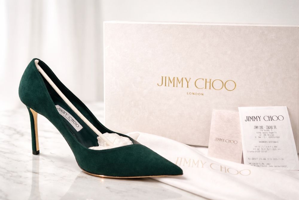 Jimmy Choo pantofi piele intoarsa