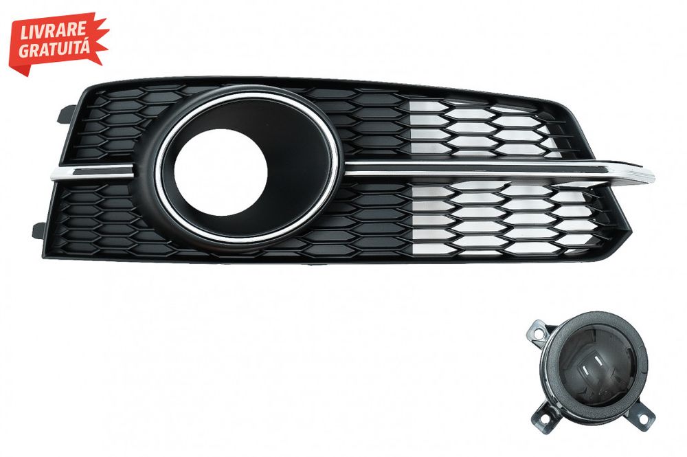 Grile Laterale Audi A6 C7 4G S Line Facelift (2015-2018) Crom