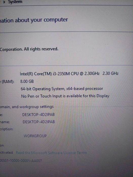 Laptop Samsung 17"