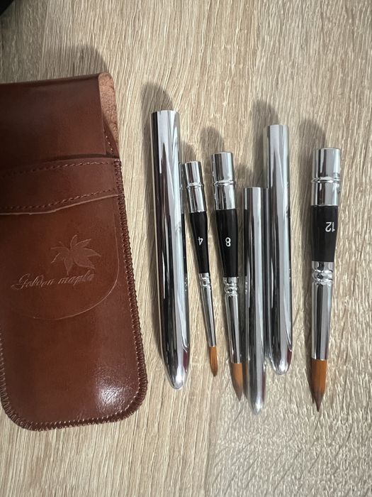 Perie acrilice pura kolinsky sable, gel UV, desen unghii etc