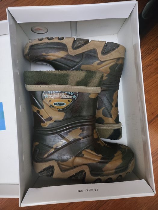 Детские резиновые сапожки 24-25 р Польша