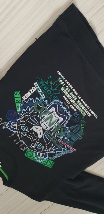 Kenzo Paris Limited Edition Embroidered / L ОРИГИНАЛ! Мъжка Блуза!