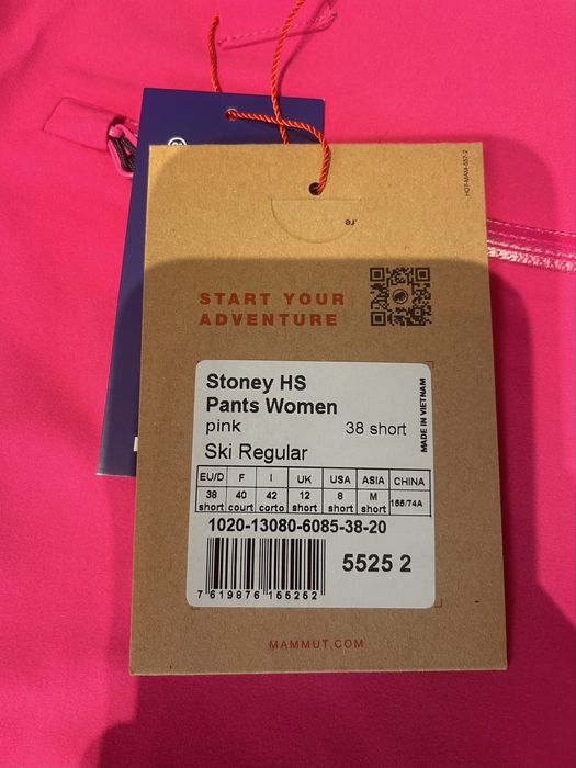 Pantaloni schi/snowboard pentru femei Mammut Stoney HS 20k- M(38 short)