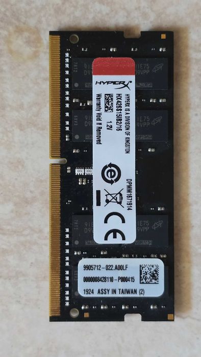Memorie Laptop Kingston FURY Impact, 16GB DDR4, 3200MHz CL20 [300 ron - livrare personala in constanta - 0760 919 436]