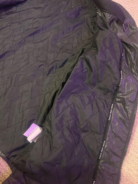 Geaca Calvin Klein din fas subtire