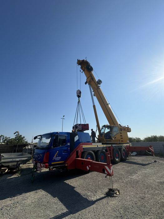 Macara 90t București 400lei/oră Închiriere 300km Proiecte Ireale