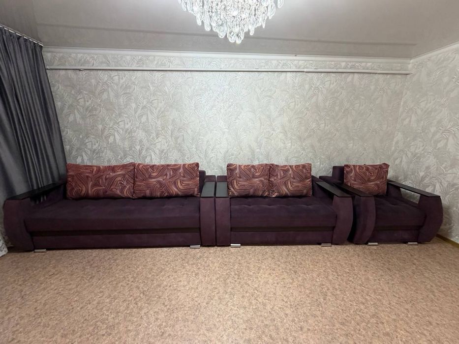 Продаем диван, кресло и мини диван.