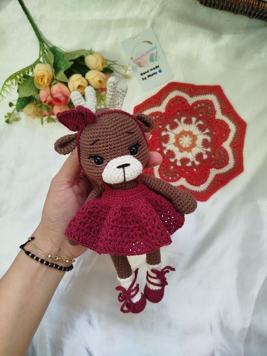 Вязаные игрушки из гипоаллергенный пряжи