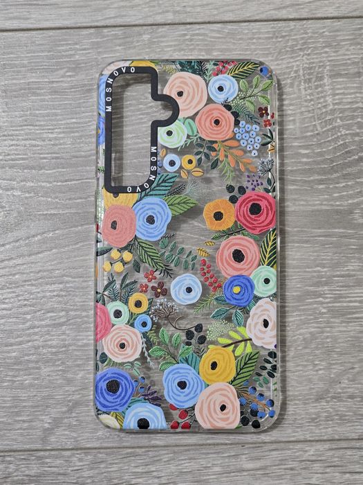 Carcasă Samsung Galaxy S24 FE – Transparentă, Subțire, flower