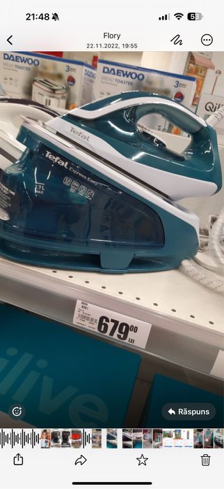 Statie de calcat Tefal SV6131E0 Express Easy