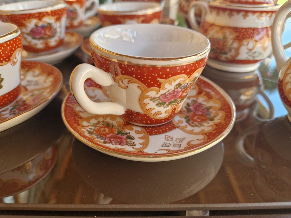 vand set 6 persoane cafea plus accesori
