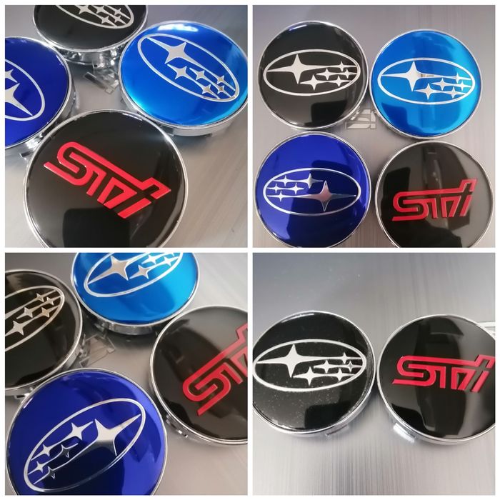 Subaru STI - set 4 capace pentru jante aliaj
