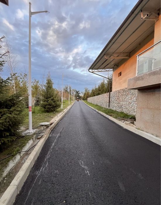 Укладка асфальта.