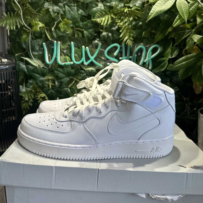 #SALE# Nike Air Force 1 Mid Triple White - Verificare Colet -