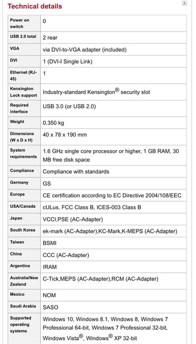 Fujitsu display link docking ( докинг станция )