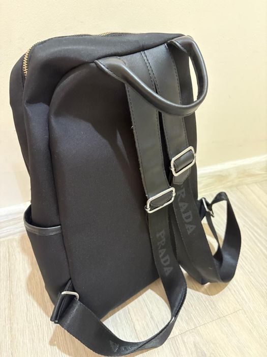 Рюкзак черный, тканевый