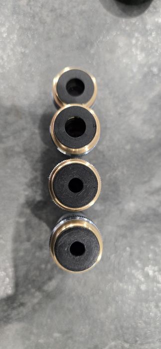 Obiectiv microscop acromat Bresser DIN - 4x , 10x , 40x , 100x