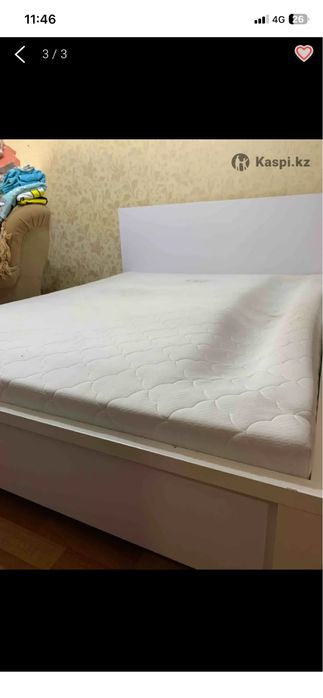 Кровать двуспальная (б/у)