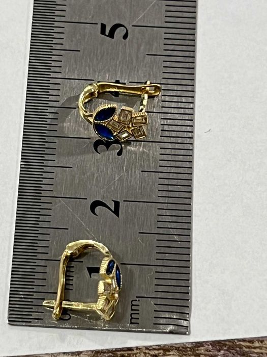 Златни Обеци детски 1.3гр